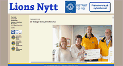 Desktop Screenshot of lionsnytt.se